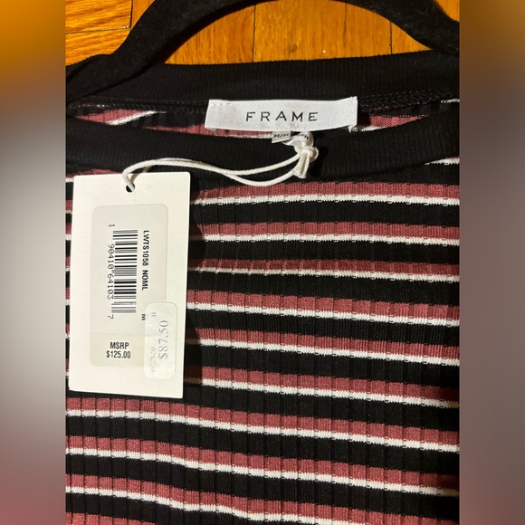 NWT - Frame - Long Sleeve Stripped Shirt (M) - Picture 7 of 8